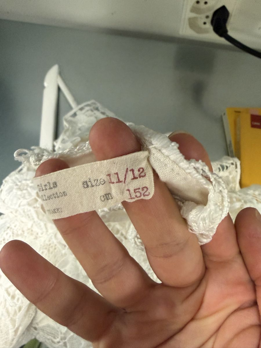 Zara Vestiti & Gonne: Mädchen Kleid weiss Spitze  – Usato da Freienbach venduto da dan_9rjy 2