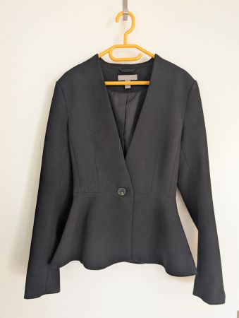 Schwarzer Blazer – H&M – Größe 32