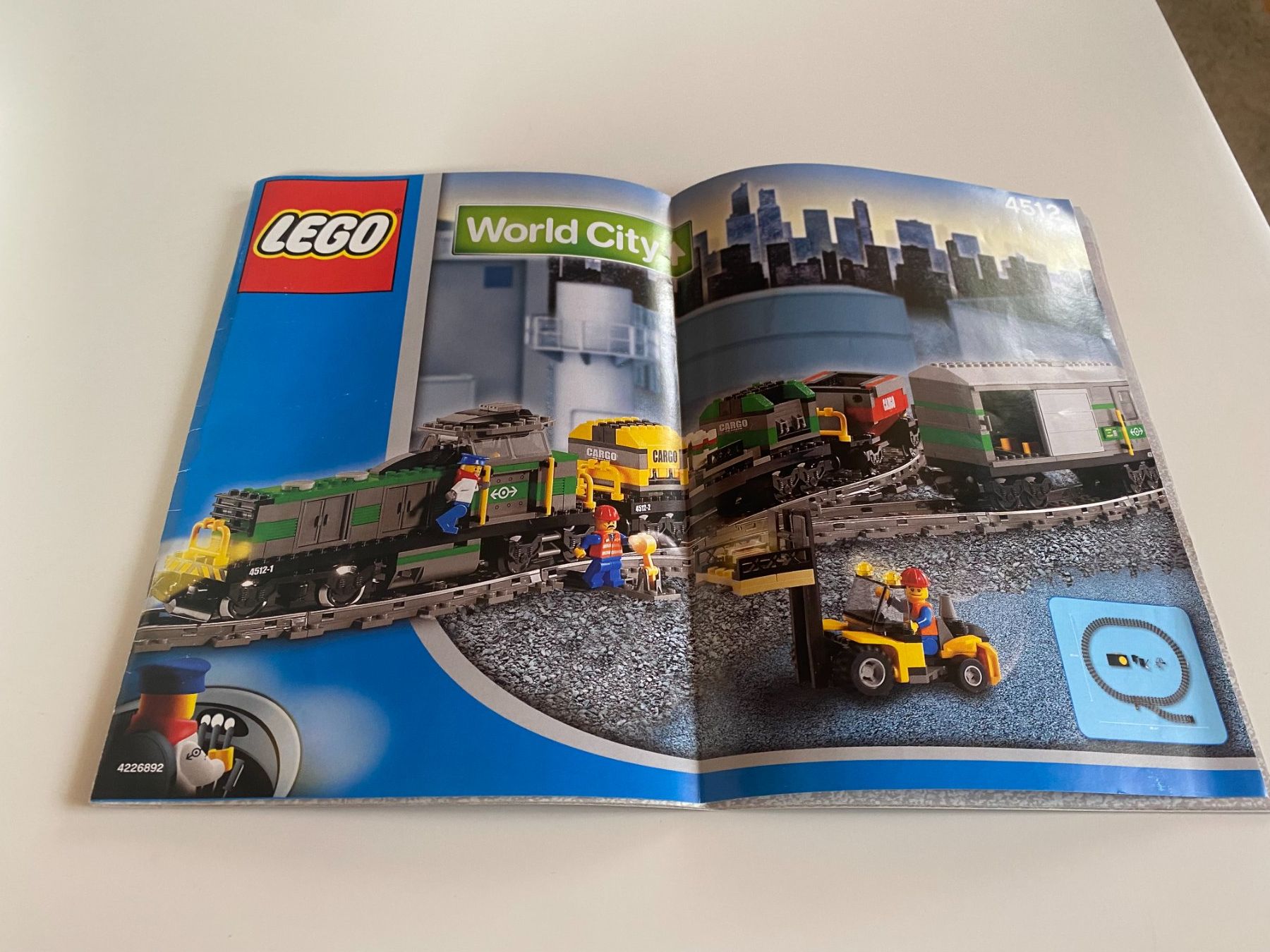 Lego Giocattoli: LEGO - EISENBAHN - WORLD CITY - ANLEITUNG - 4512 – Usato da Gelterkinden venduto da ajdt4
