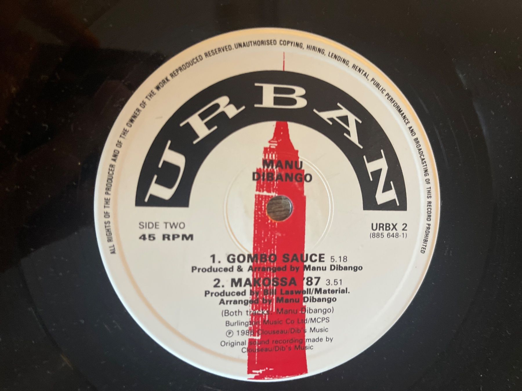 Dischi in vinile: A659/Manu Dibango Makossa '87 – Usato da Frutigen venduto da Philippe_jsp 2
