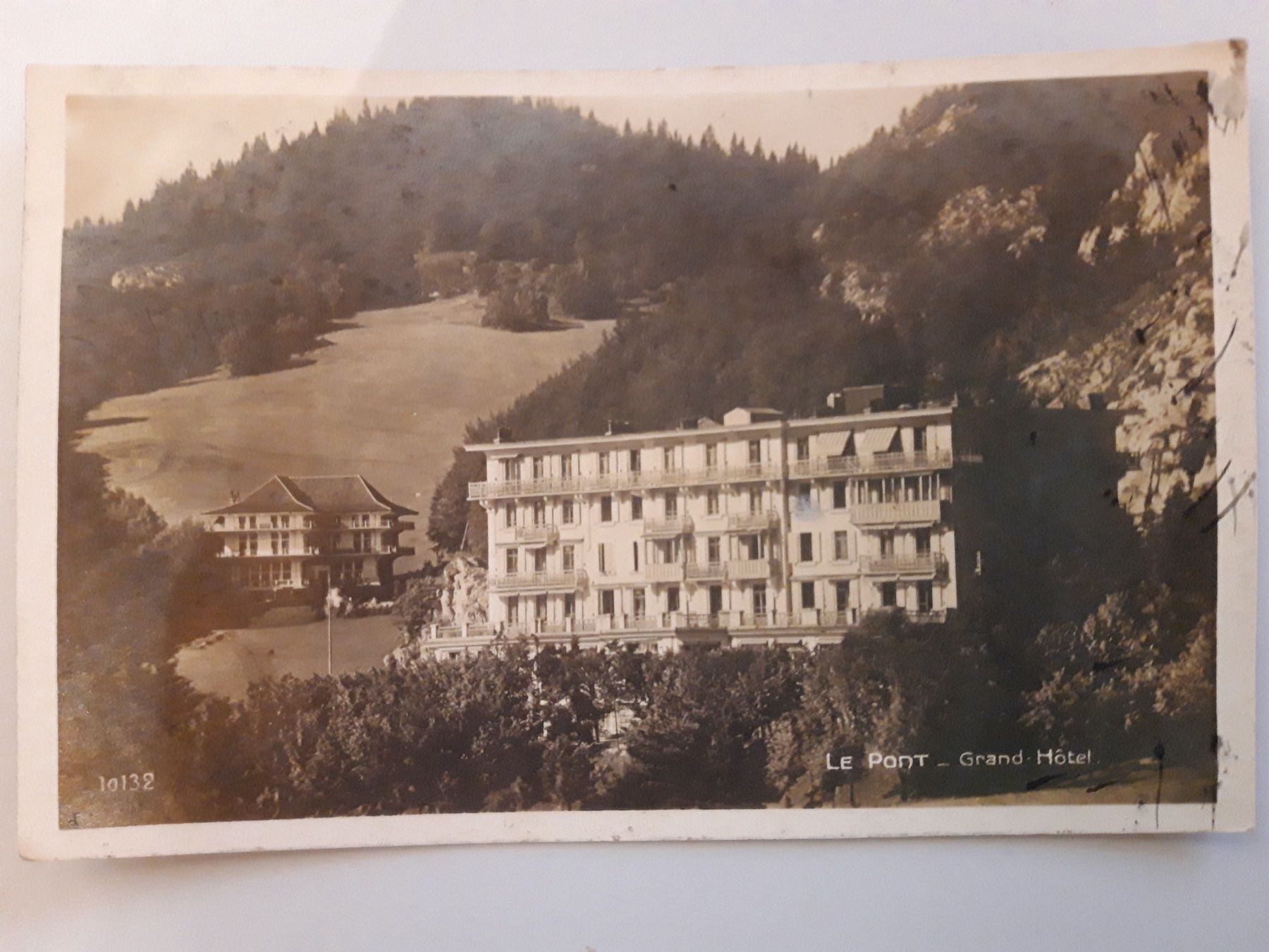 Cartoline postali: Le Pont Grand Hotel – Usato da Sargans venduto da nicsam1815