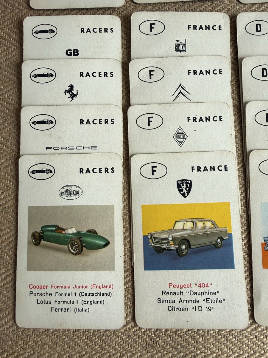 Jumbo Giochi: Vintage AUTO QUARTETT Jumbo Spiele – Usato da Konolfingen venduto da petzipetz 6