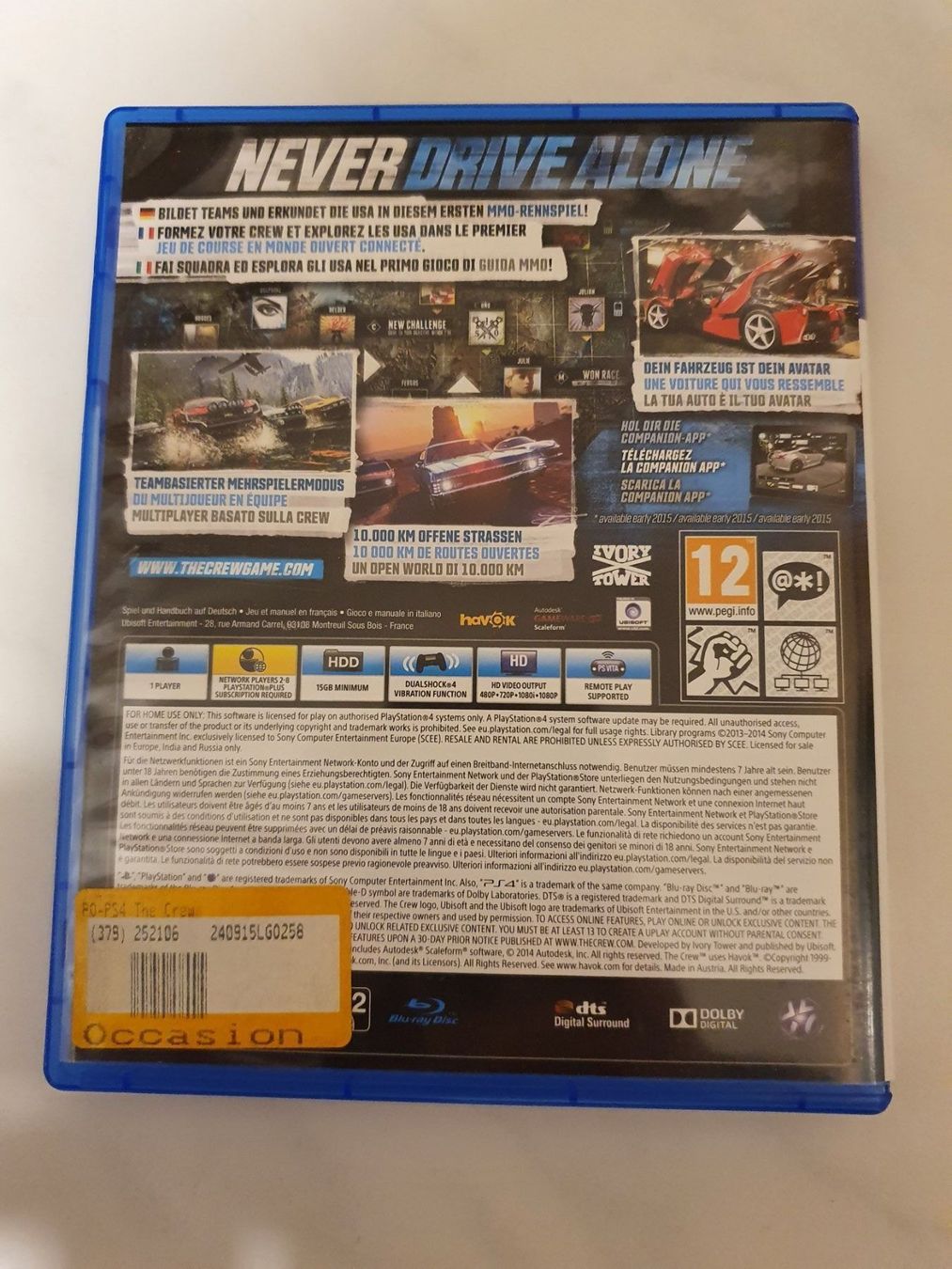 Spiele: The Crew PS4 – Gebraucht aus Ostermundigen von ala_pt5h 1
