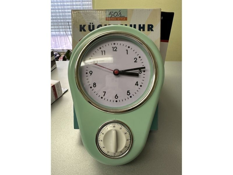 Sveglie: neue Retro Küchenuhr – Nuovo e nell'imballaggio originale da Necker venduto da liq24 4