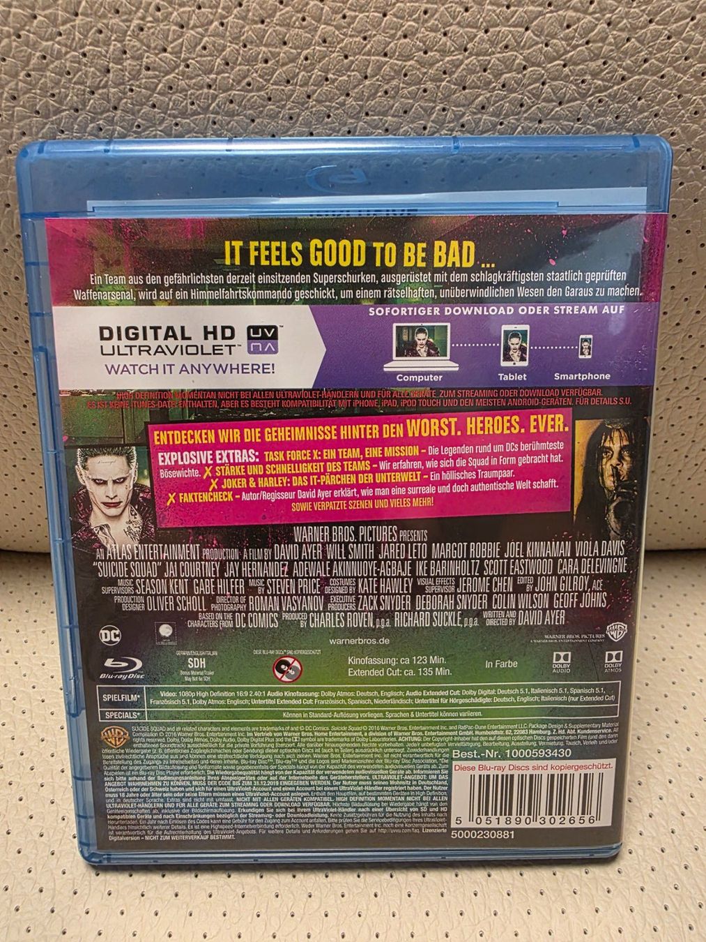 Tutti i DVDs: Suicide Squad - Extended Cut (Blu-ray) - DC Action – Usato da Herisau venduto da whitepaper 1