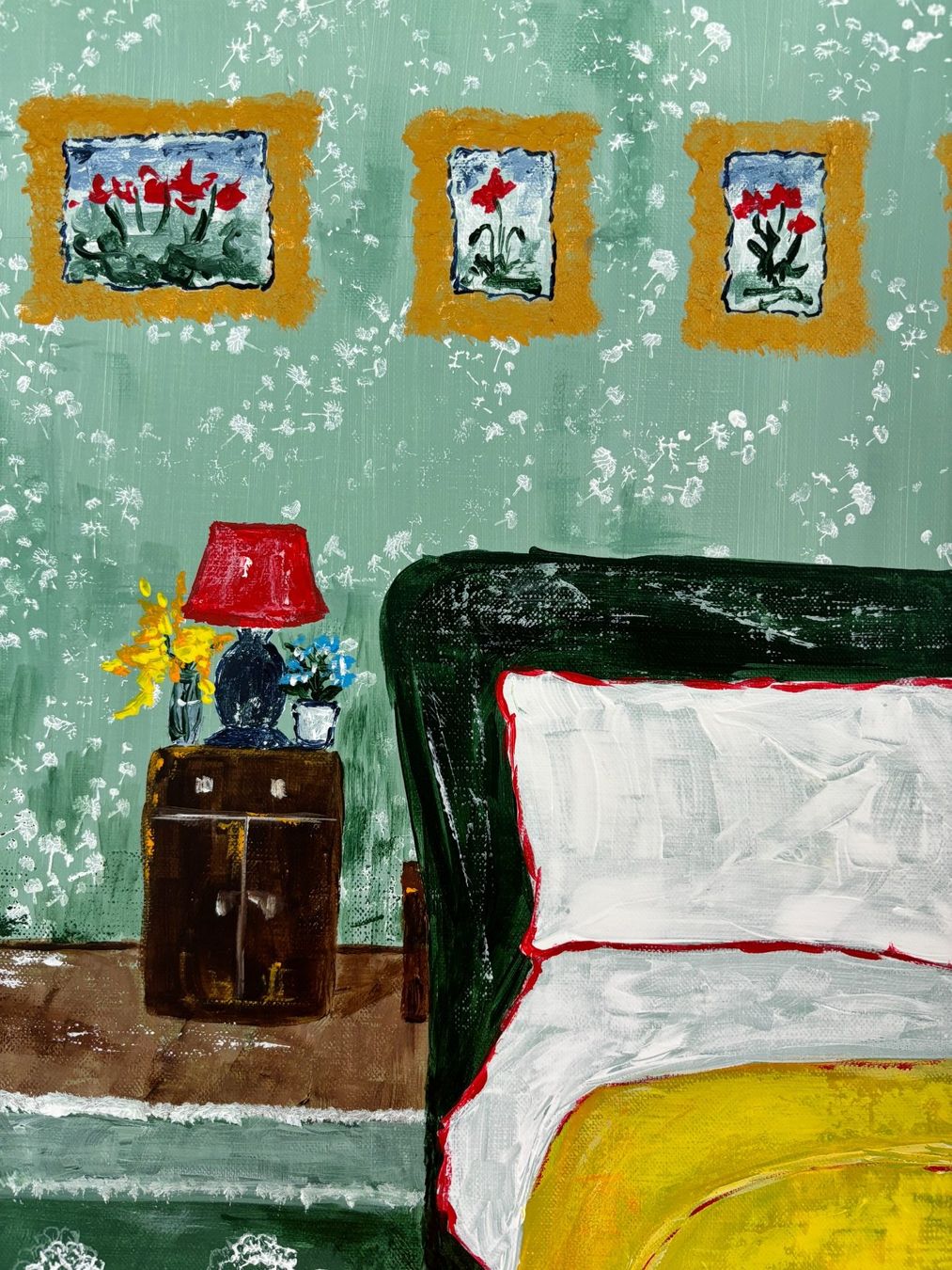 Gemälde: Der Grünliebhaber - Acrylbild – Neu (gemäss Beschreibung) aus Cham von Felha 6