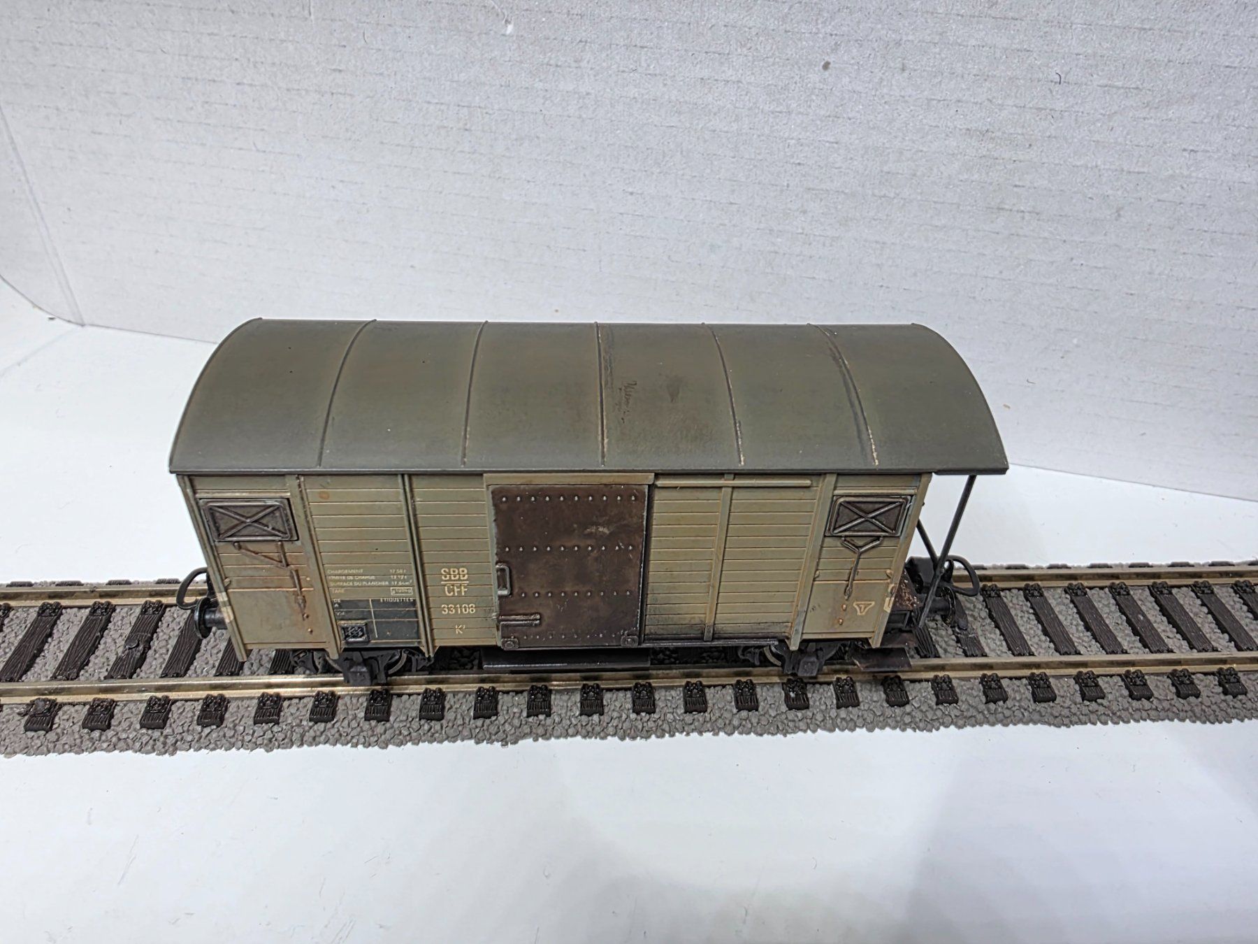 Liliput Modellini di ferrovie: Liliput SBB CFF K Güterwagen HO DC – Usato da Schwarzenburg venduto da hebusch54 1