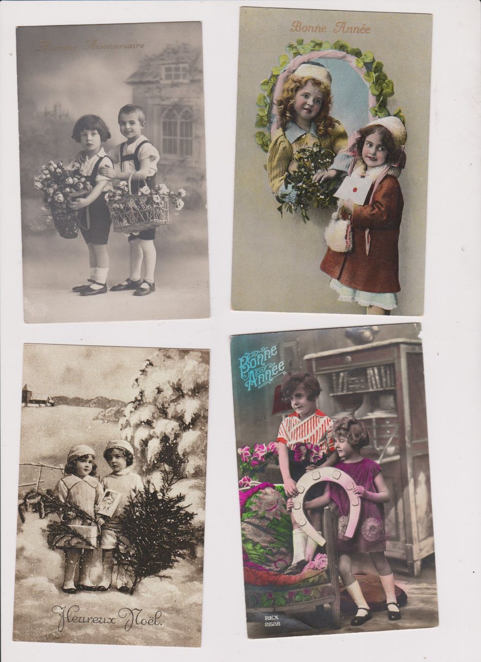 Cartoline postali: 8 AK enfants vintage - Kitsch .... – Usato da Bex venduto da Canouille 1