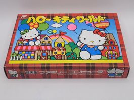 Hello Kitty World Famicom / NES OVP Complete Japan