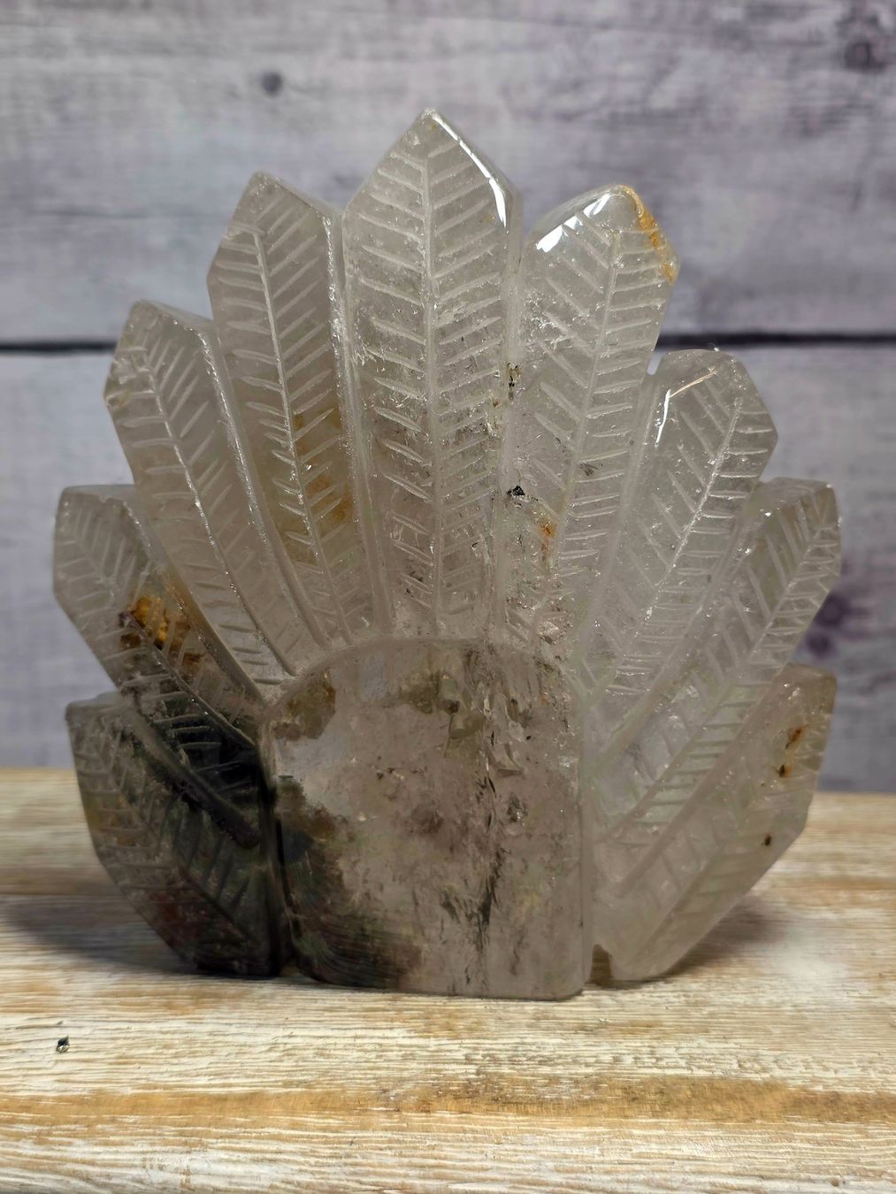 Minerali & Pietre curative: Wunderbarer Lodolith Schädel 1.36kg – Nuovo e nell'imballaggio originale da Matzingen venduto da Shay_Crystalz 4