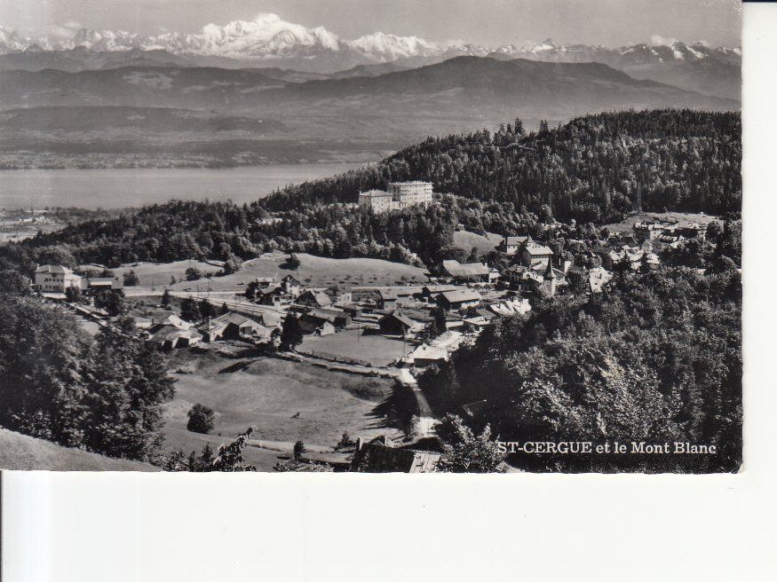 Cartoline postali: St. Cergue ca. 1950 – Usato da Bürglen TG venduto da StampGraf