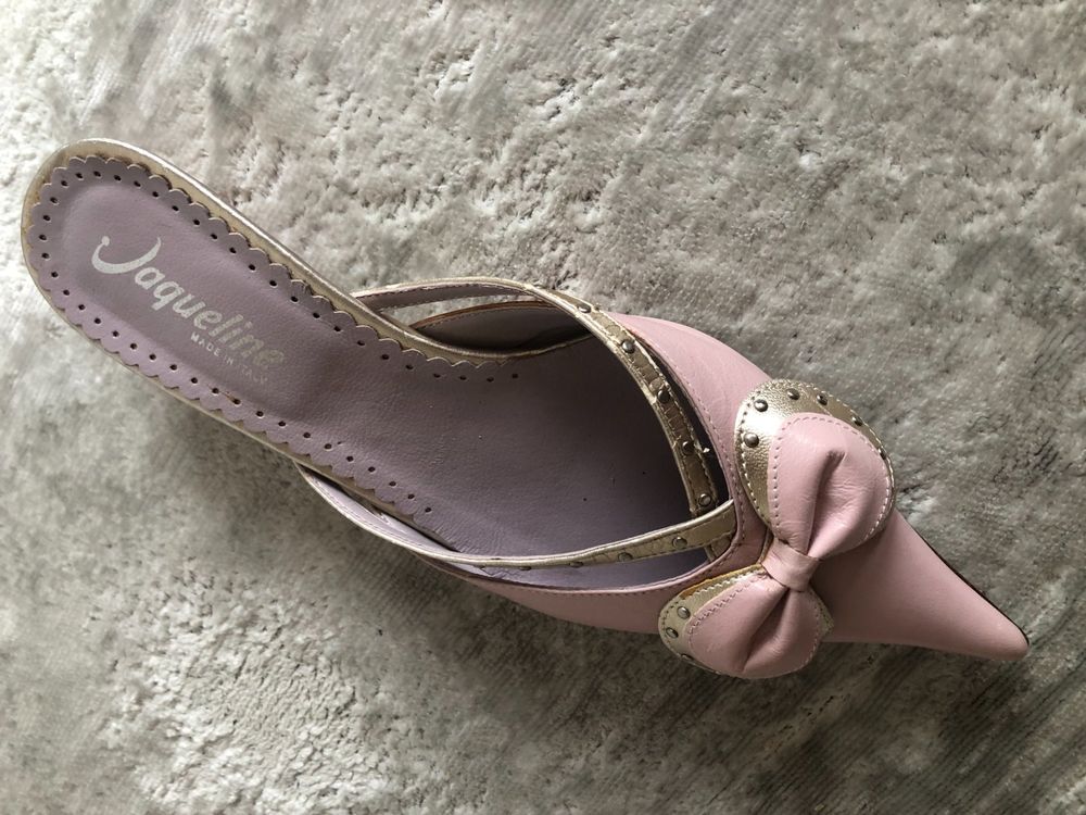Mules En Cuir Véritable MISS SIXTY - Pointure US 6 (36), Talon Ultra Haut, Occasion