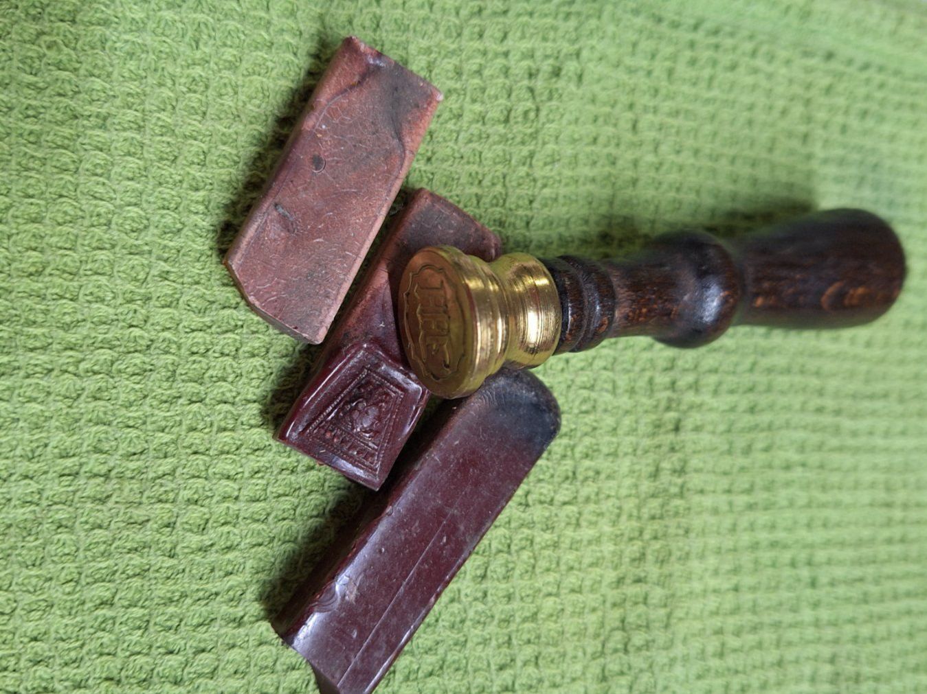 Timbri: Siegelstempel  mit Siegellack – Usato da Arlesheim venduto da shopradl 2