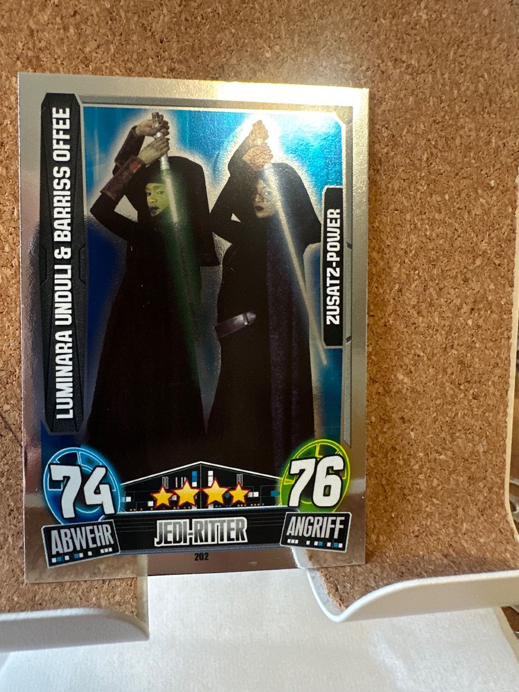 Cartoline: Force Attax - Star Wars - Luminara Unduli – Usato da Goldach venduto da Lenny0220 1