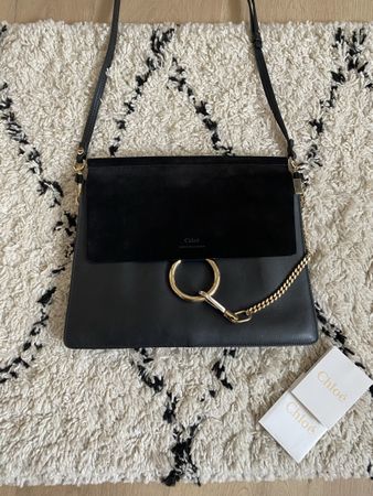 Original Chloé Faye Handtasche black