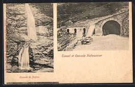 Brig /VS, Tunnel et Cascade Kaltewasser,