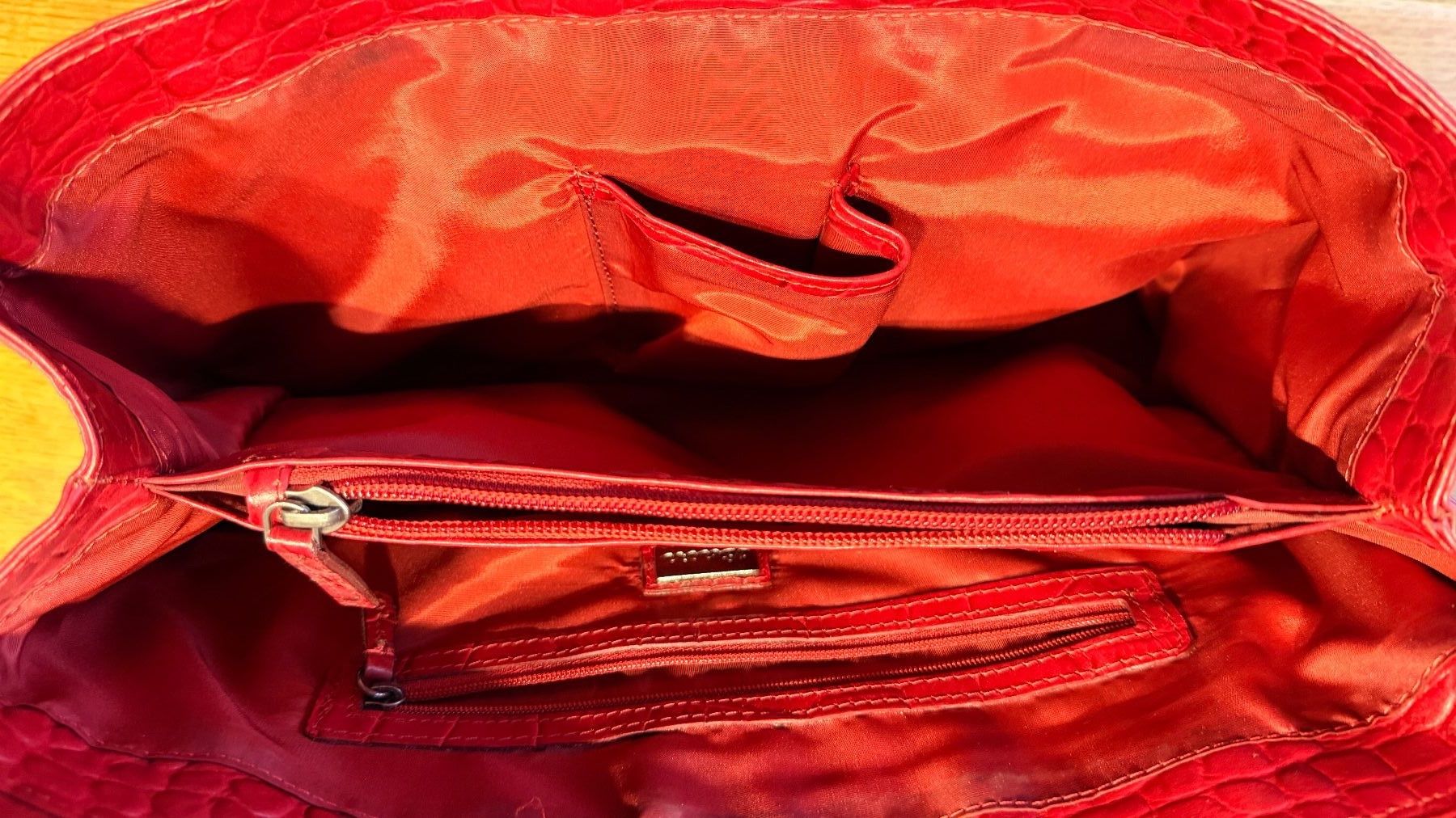 Bauer Borse da donna: Handtasche Bata rot – Usato da Schaffhausen venduto da Bootes 4