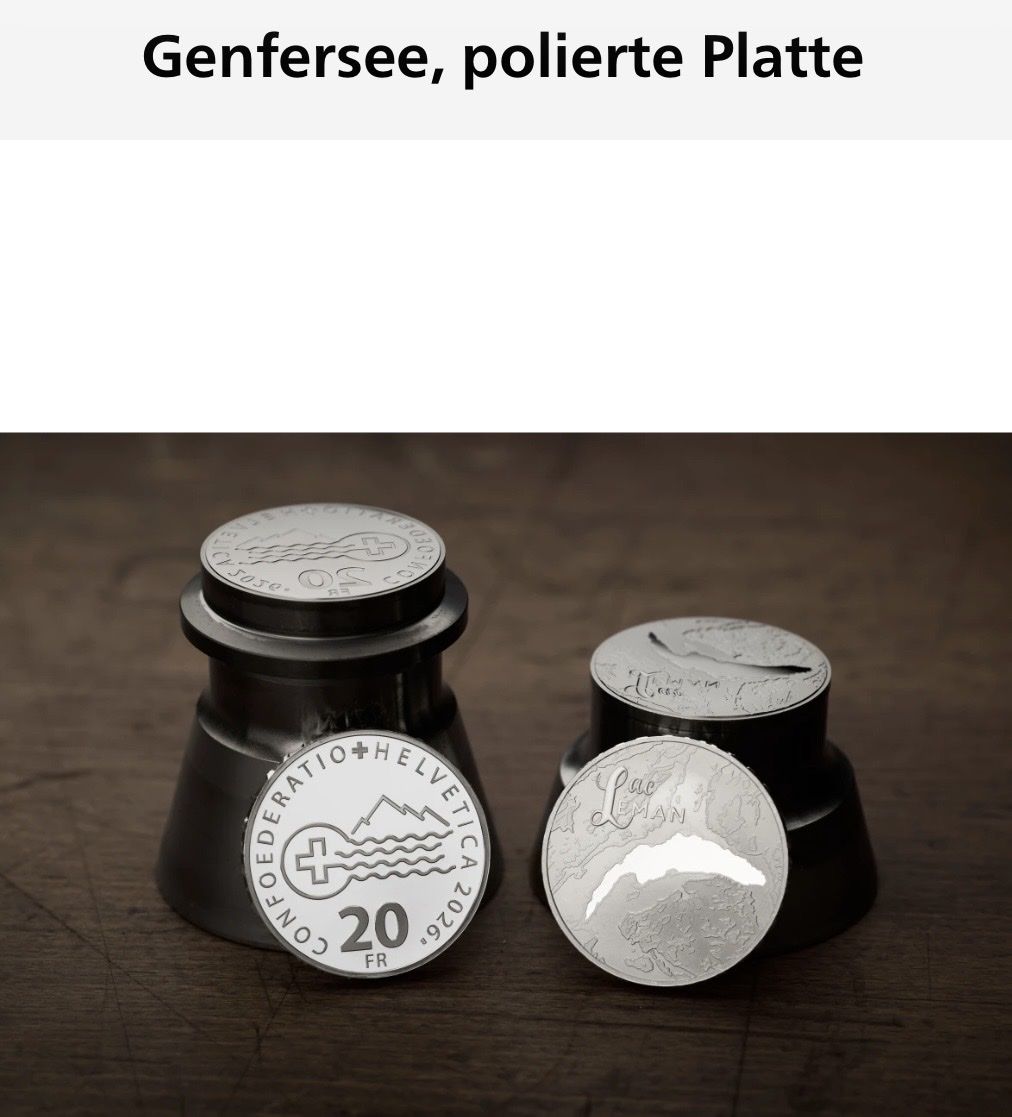 Toutes les monnaies: Genfersee, polierte Platte – Neuf avec emballage d'origine à Wolhusen par Sss06