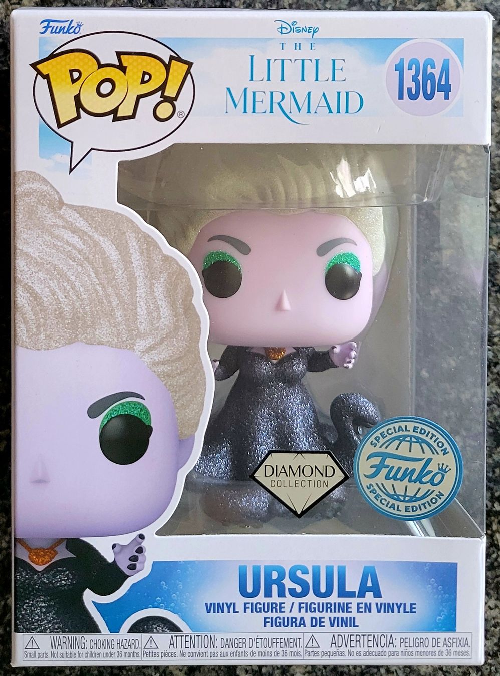 Funko Statuette: Funko Pop Disney  Ursula  Diamond – Nuovo e nell'imballaggio originale da Montet (Glâne) venduto da KOADA