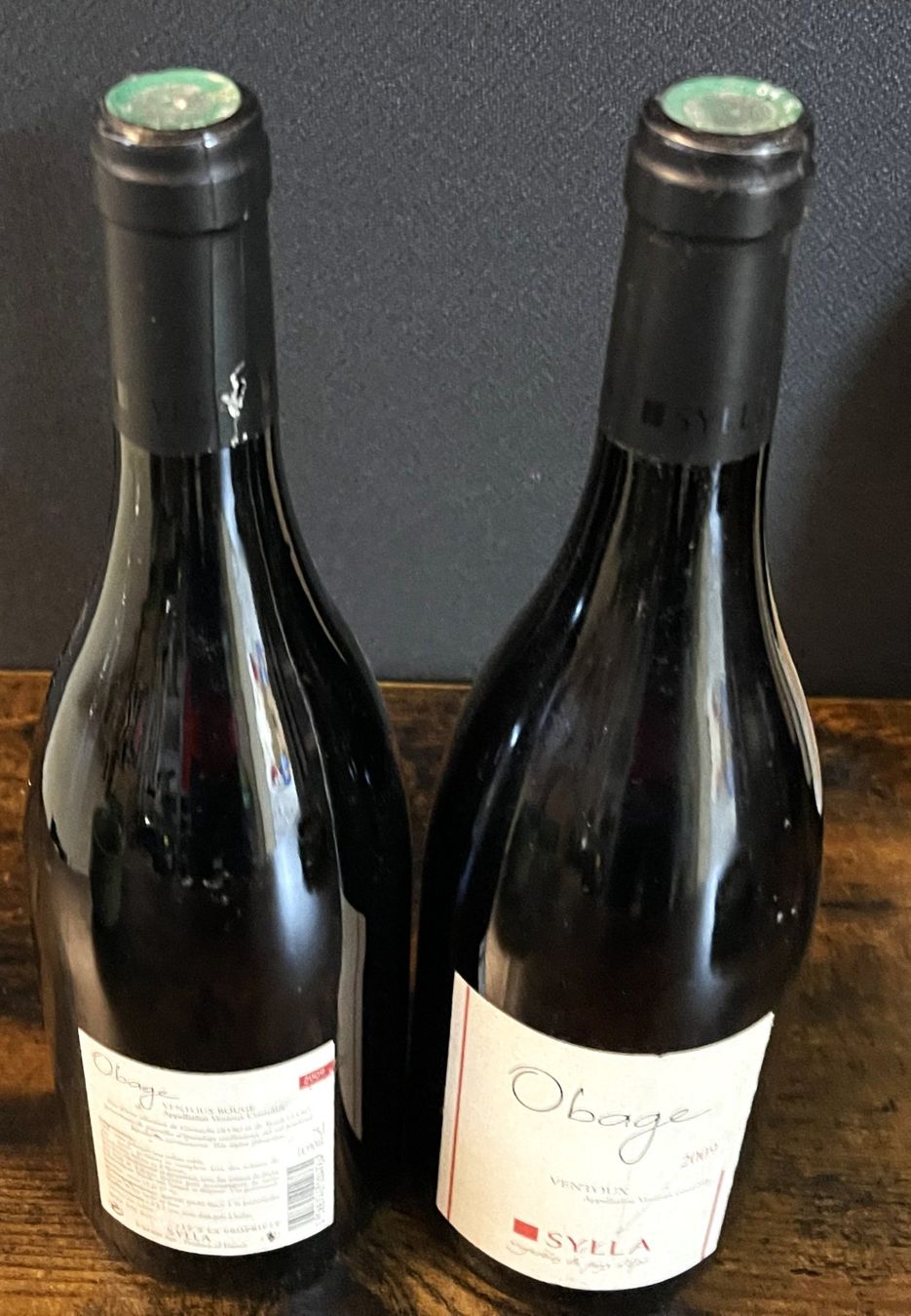 Vins: 2 x Obage – Ventoux Sylla 2009 – Neuf avec emballage d'origine à Oftringen par Vucki 3