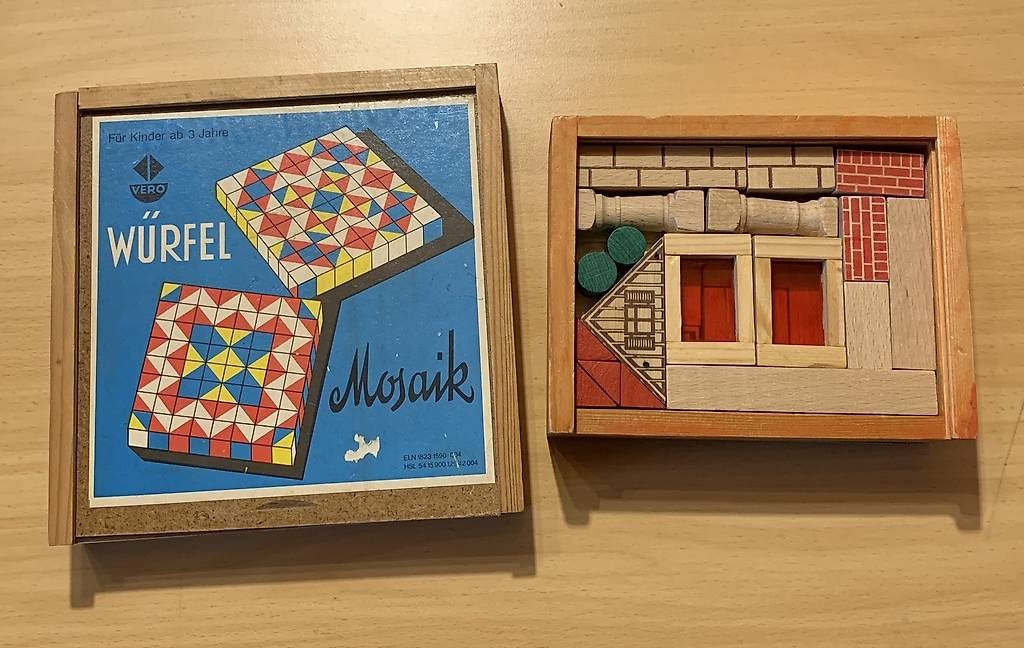 Jeux: Würfelmosaik und Hausbau – D'occasion à Zofingen par zofredam