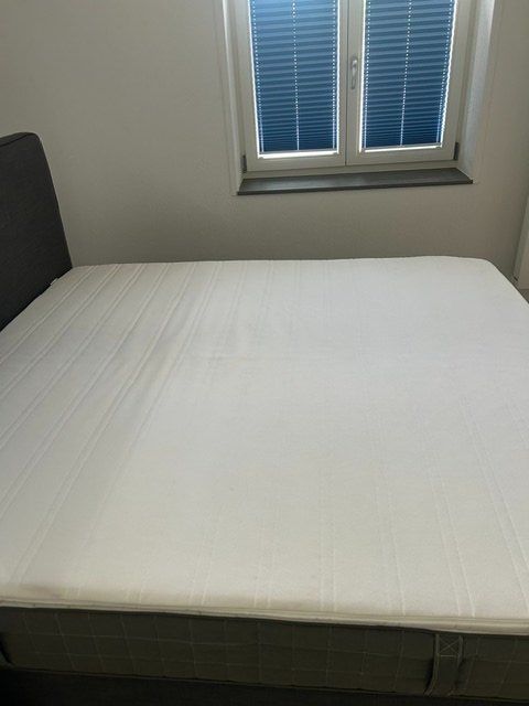 Ikea Letti: Bett Boxspring IKEA Dunvik dunkelgrau Masse 180x200cm – Usato da Duggingen venduto da zeno133 3