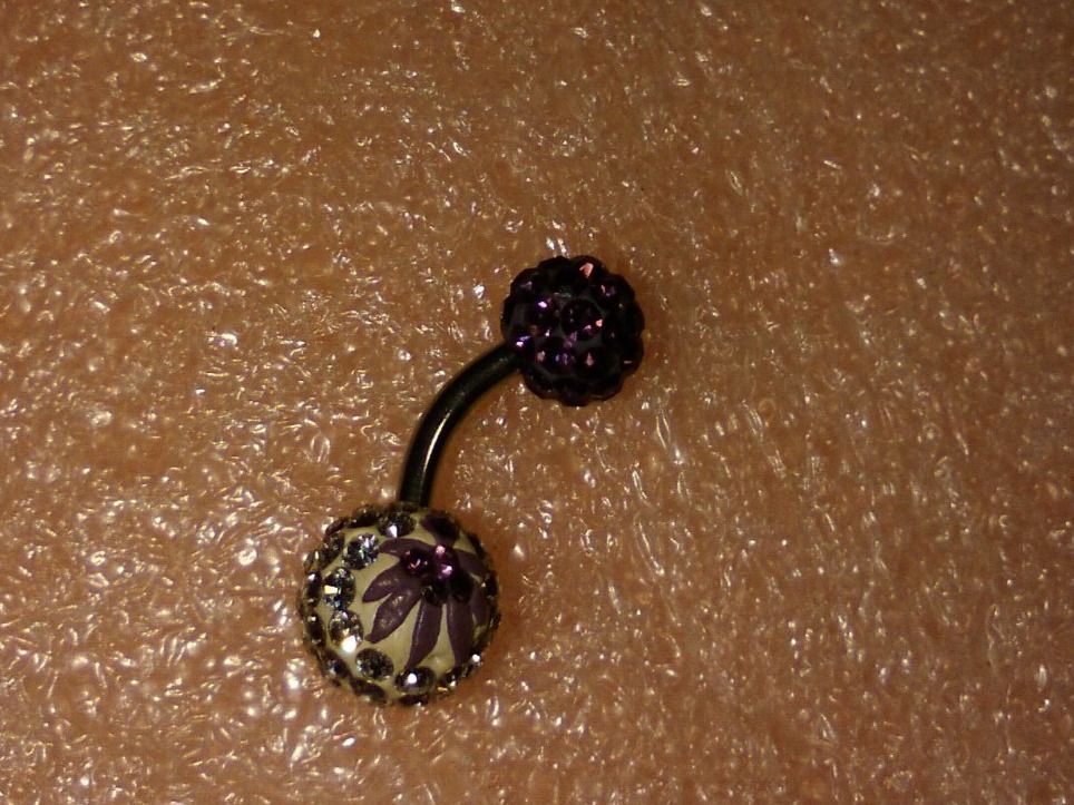 Bijoux piercing: bauchnabel piercing,,weiss und lela farben – Neuf (Voir description) à Basel par bijoutrie_4 2