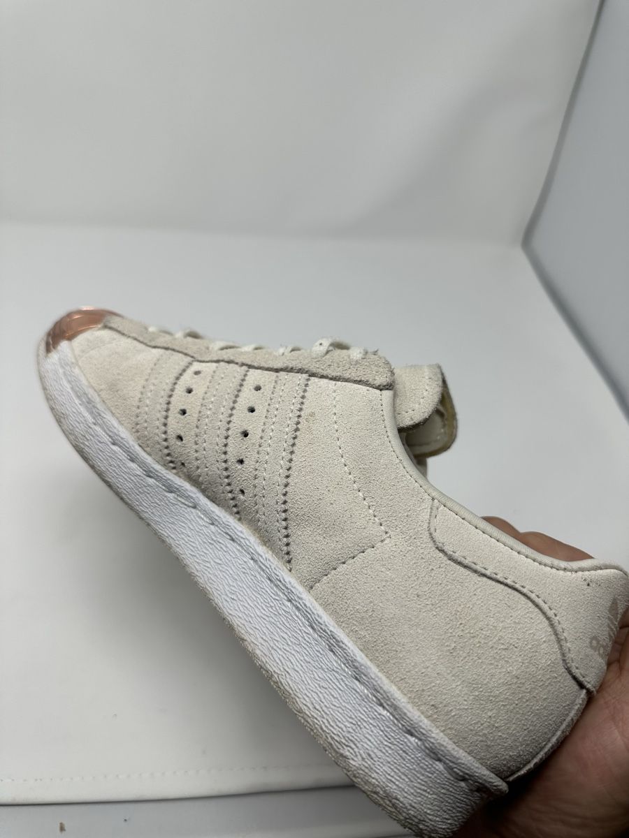 Adidas Scarpe da donna: Adidas Superstar, Beige Wildleder – Usato da Luzern venduto da kim221080 4