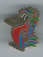 🦜 Witzige Vogel-Pin
