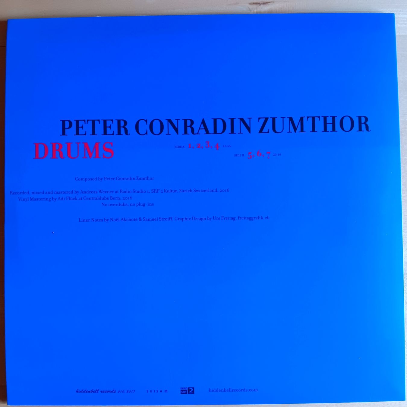 Dischi in vinile: Peter Conradin Zumthor Vinyl Grünschall – Nuovo (secondo la descrizione) da Chur venduto da chr_b2cn 1