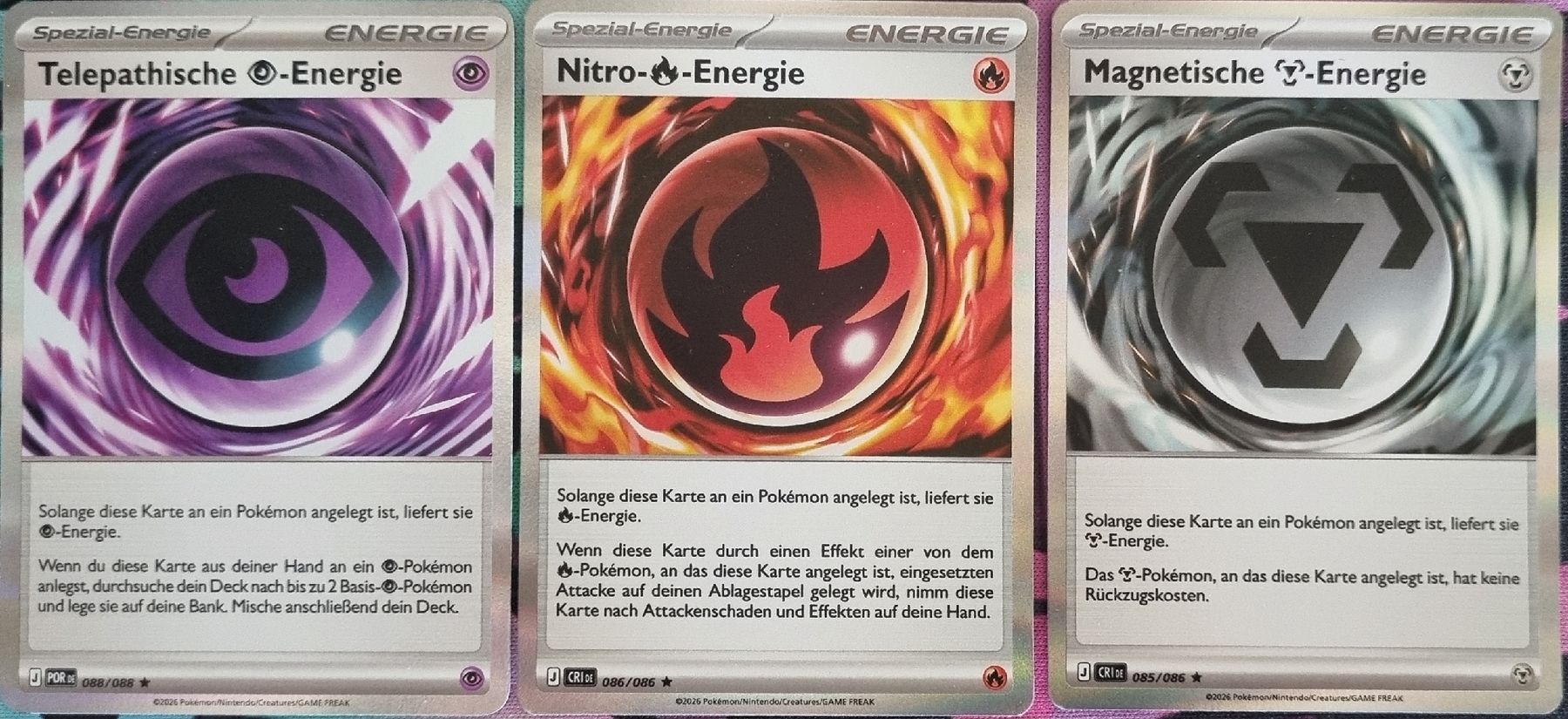 Pokémon Sammelbilder & Trading cards: Pokemon 3× Energy – Neu (gemäss Beschreibung) aus Oberbipp von ret_6hxb