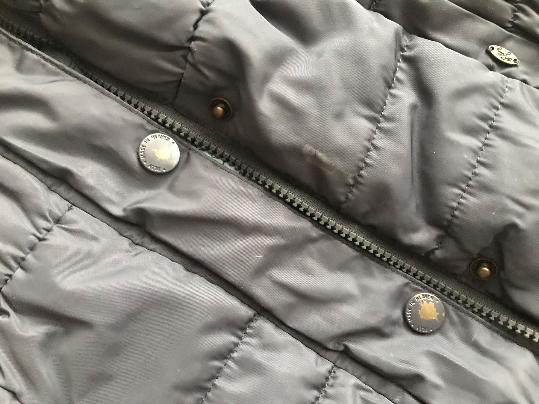 Giacche & Cappotti: Winterjacke Grösse 110 dunkelgrau – Usato da Emmenbrücke venduto da Hathor123 8