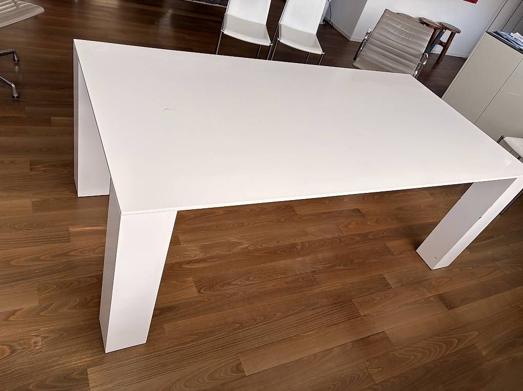 Tische: Esstisch weiss 2 m x 1 m – Gebraucht aus Arlesheim von Frenchie