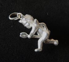 Teufelchen Silber 925 Anhänger 25 mm
