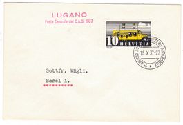 Lettre de Lugano BPA A108 pour Basel le 16.X.37