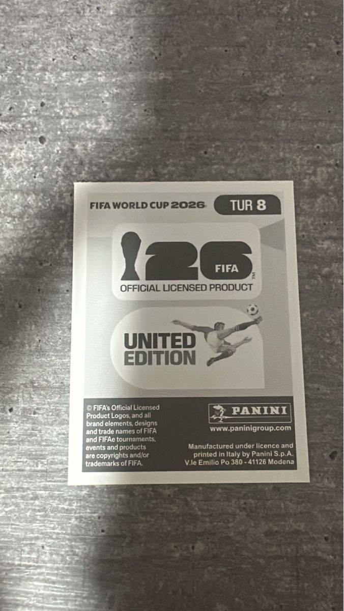 Panini Carte collezionabili: TUR 8 , FIFA WORLD CUP 2026 PANINI  – Nuovo (secondo la descrizione) da Frauenfeld venduto da 1PegPeg1 1