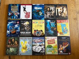 DVD Kids Sammlung, Disney, Pirates, Nemo, hui, etc, 15 DVD