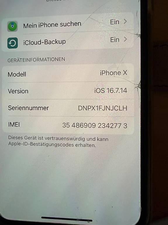 Apple Telefoni cellulari / Smartphones: IPhone X 64 GB, keine Kratzer – Usato da Ermensee venduto da jos_5vg6 2