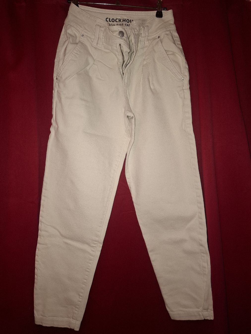 C&A Jeans: Pantalon Clockhouse T. 36 Beige – Nuovo (secondo la descrizione) da Riddes venduto da mim_qs5p