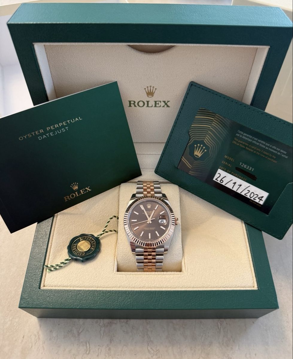 Rolex Montres: Rolex Datejust 41 Ref. 126331 Chocolate, Full Set, 11/2024 – D'occasion à Recherswil par premierwatch 4