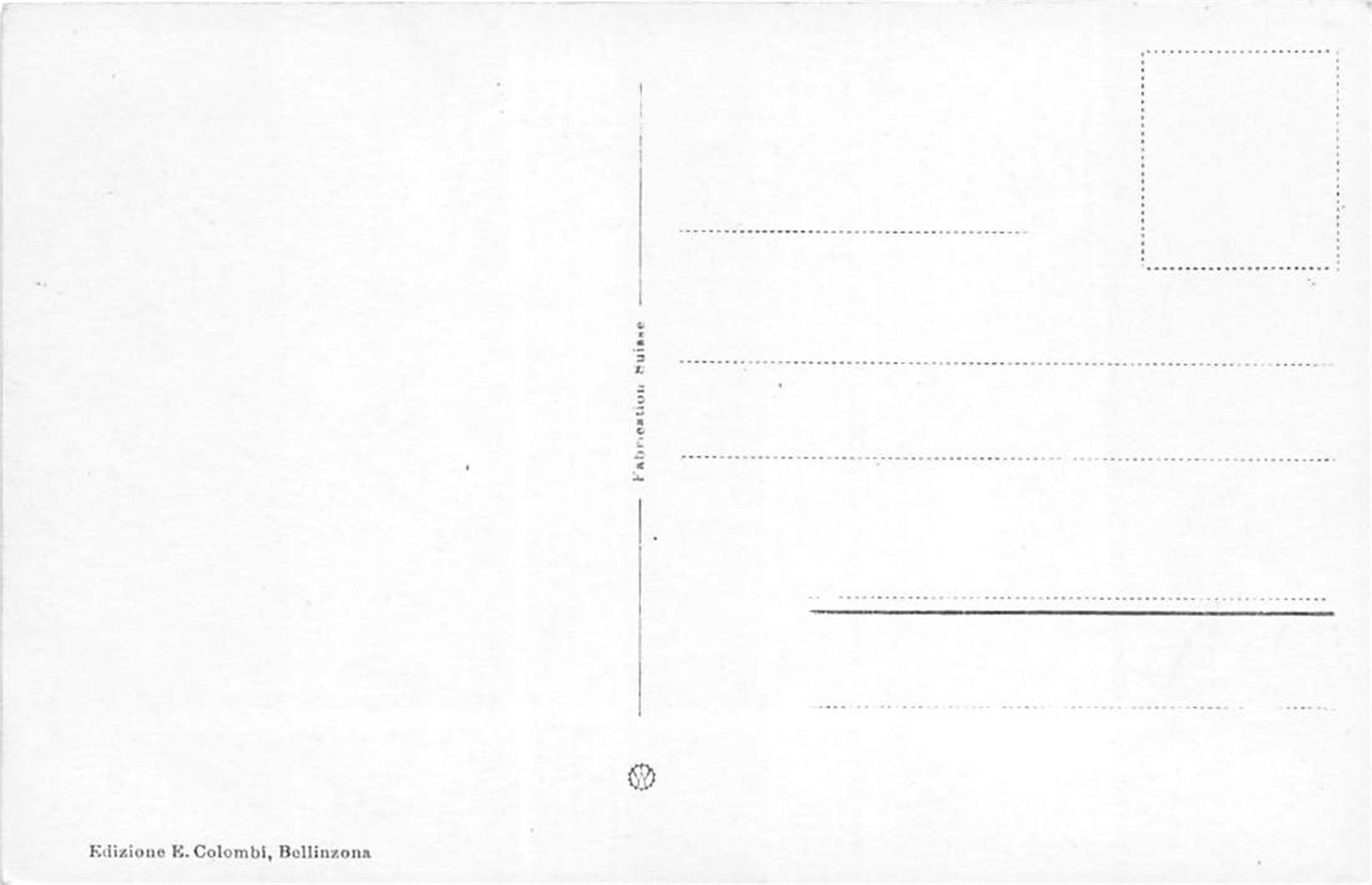 Cartoline postali: Bellinzona, Veduta generale – Usato da Ottikon b.Kemptth. venduto da Neptun1974 1