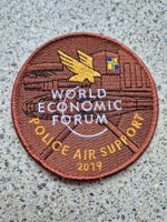 *** Badge Polizei WEF Air Support 2019 mit klett ***