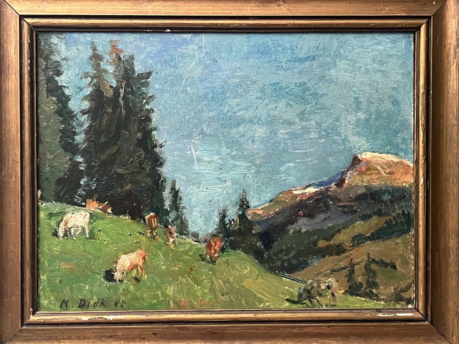 Tableaux: KARL DICK 1945 ÖlGemälde – D'occasion à Basel par PAUL_ART 2