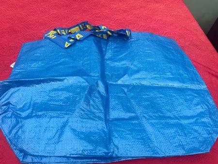 Ikea Tasche FRAKTA Tasche mittel, blau, 45x18x45 cm/36 l