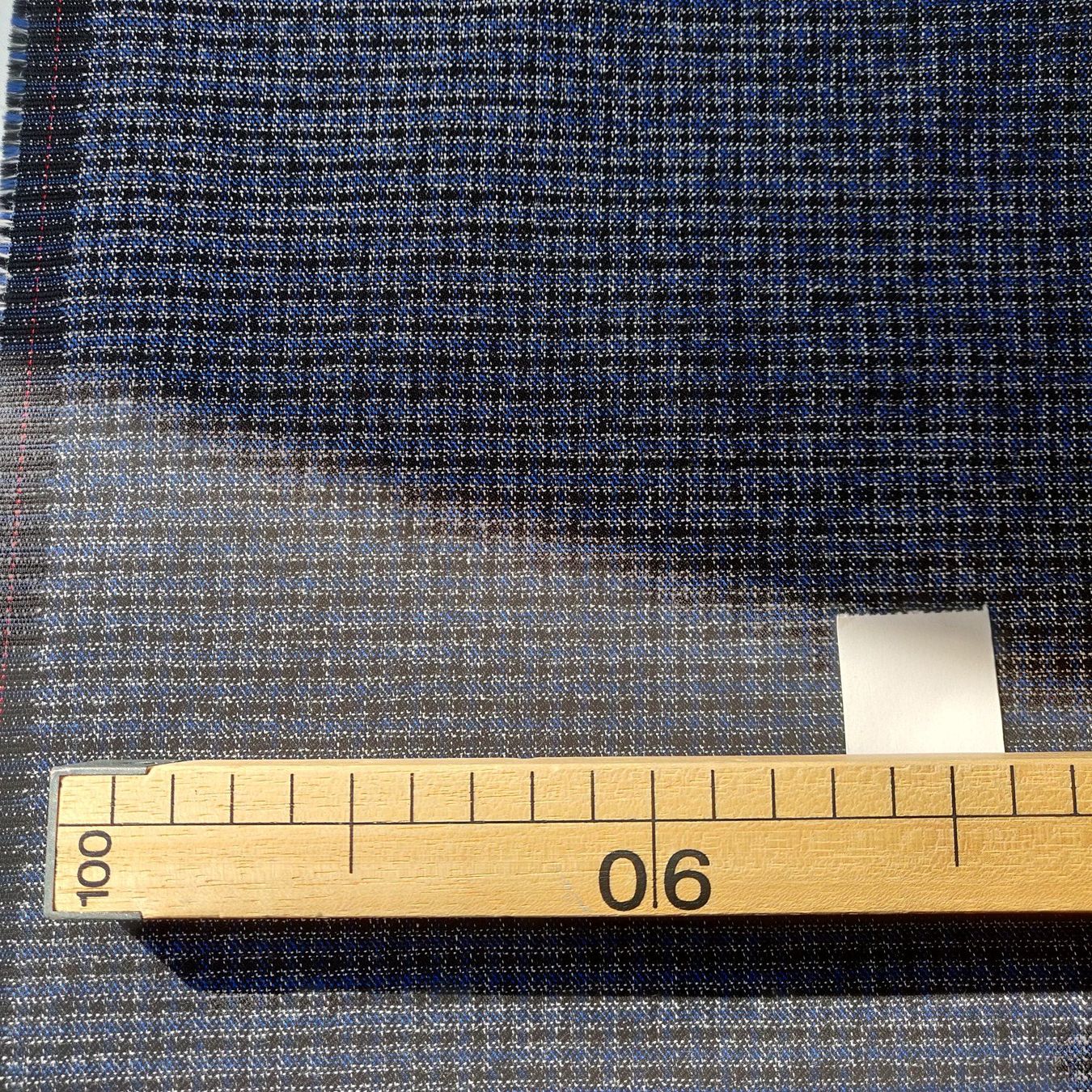 Tessuti: Anzug Stoff Baumwolle Elastan gewoben 1.85x1.50m blu nero – Nuovo (secondo la descrizione) da Lufingen venduto da Voyager7 8