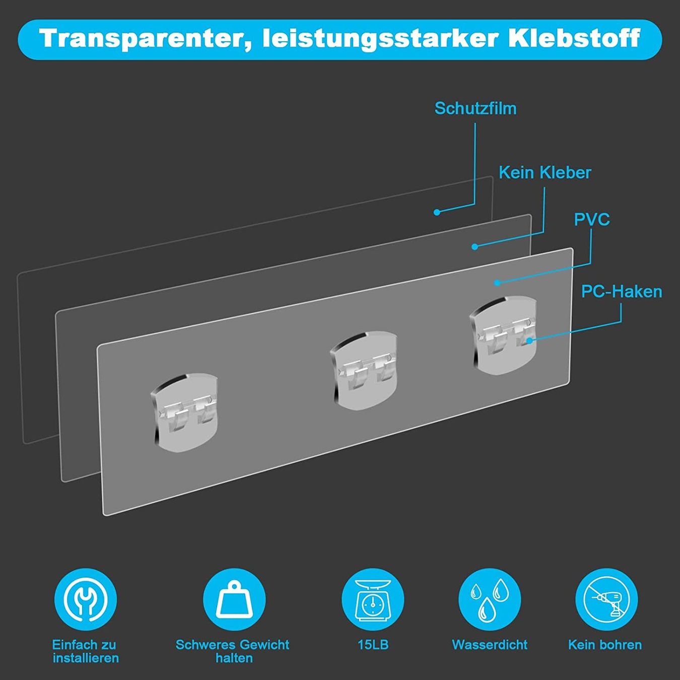 Supporti a parete: Duschkorb Duschablage Edelstahl Ohne Bohren: 2 Pack – Nuovo e nell'imballaggio originale da Nuglar venduto da SaleRitter 3
