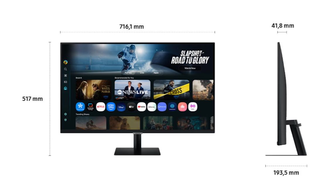 Samsung Ecrans: Samsung Smart Monitor M7 – D'occasion à Greifensee par potenza66 2