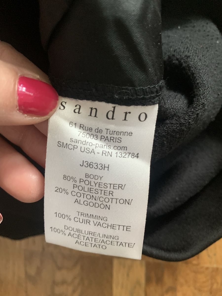 Gonne: Leder Jupe rock Sandro – Usato da Zürich venduto da Nikuska32 4