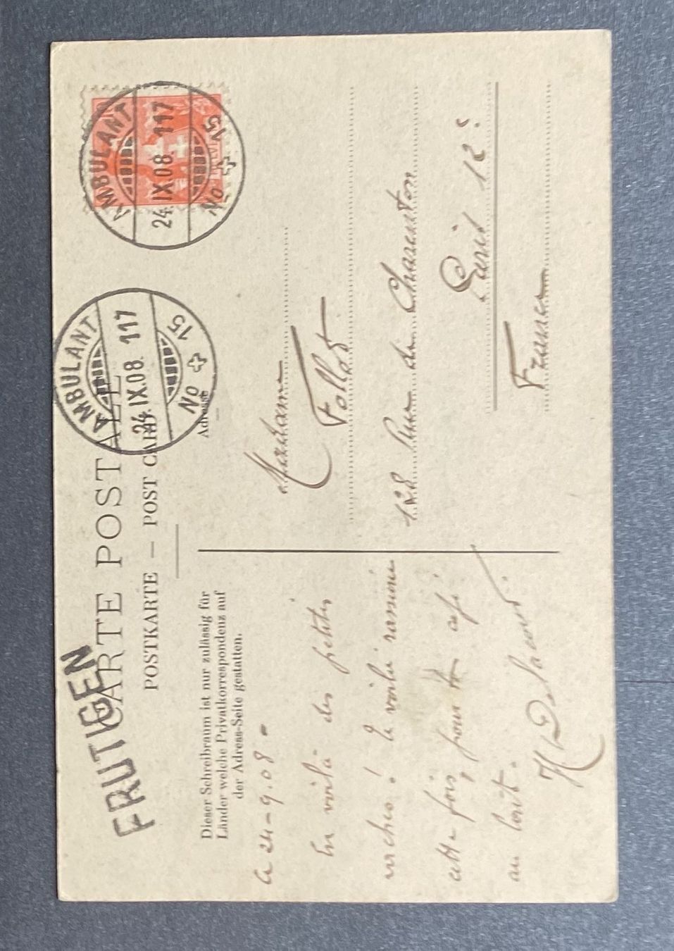 Cartes postales: AK Das Gastnertal bei Kandersteg – D'occasion à Böckten par Hansi36 1