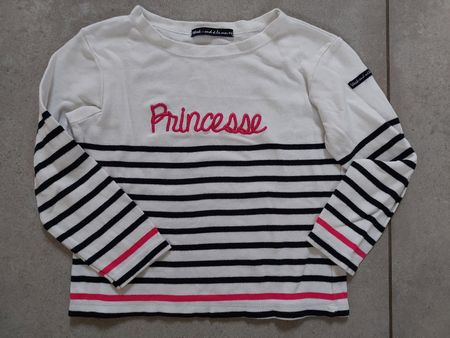 Pull marinière Week-end à la mer.